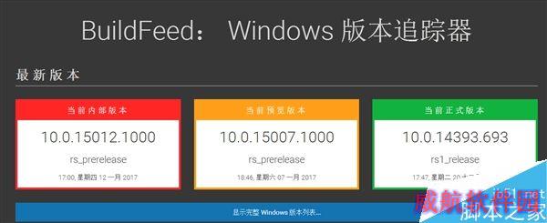 上次推送BUG多到爆 Win10两大新版15010/15012现身