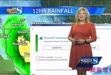 Win10升级提示 抢镜美国天气预报电视直播-字节律动