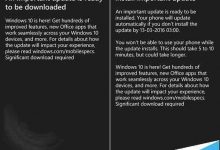 WP8.1系统直接升级Win10 Mobile更新过程体验 官方截图-字节律动