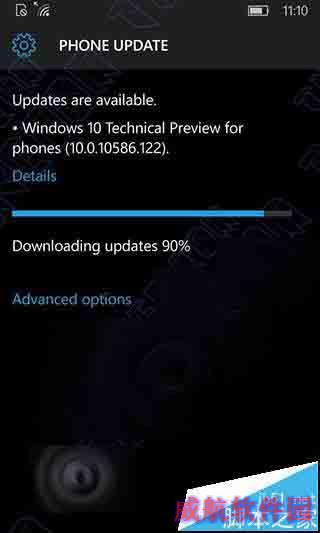 Win10 Mobile 10586.122升级截图现身：或为下次累积更新