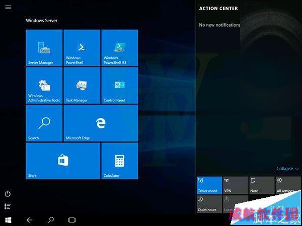 Windows Server 2016技术预览版11103曝光：含平板模式