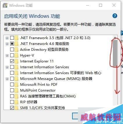 Win10系统删除Windows Media Player12的步骤4