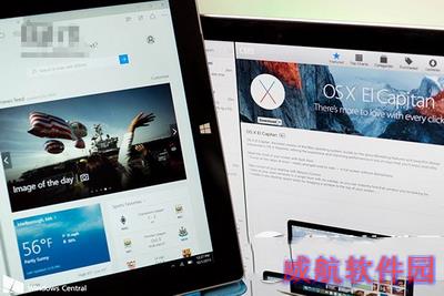 win10和os x el capitan分屏操作对比视频
