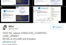 Win10 Build 10537镜像泄露 带来用户界面的调整-字节律动