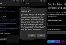 Win10 Mobile系统隐藏式零售演示模式曝光-字节律动