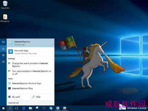 如何在Win10里找到Internet Explorer