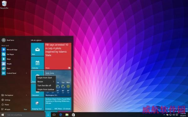 多图：Win10 Build 10166预览版已推送