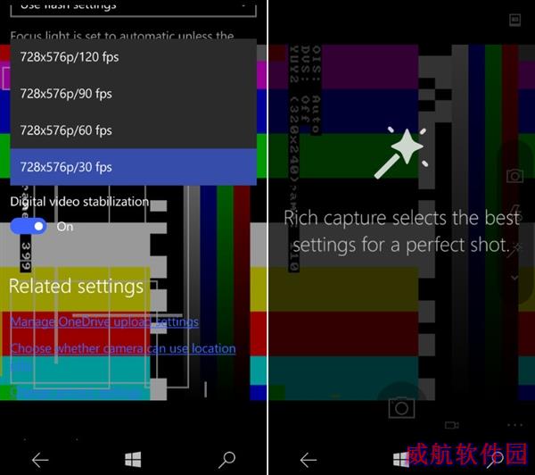 Win10移动版10158截图：视频拍摄更丰富