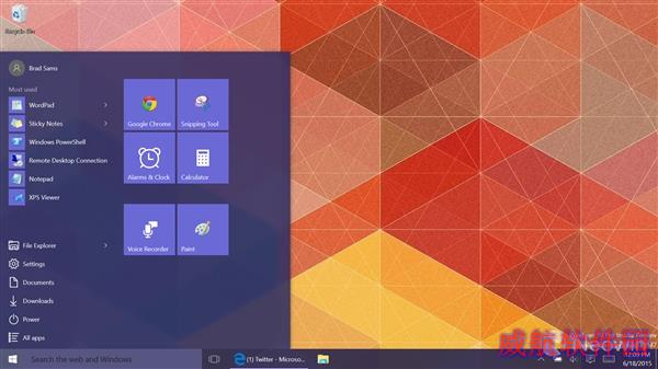 Win10最新预览版10147图赏+上手视频：多彩风