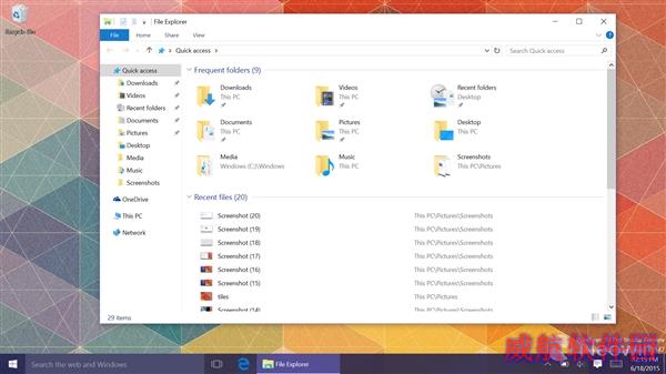Win10最新预览版10147图赏+上手视频：多彩风