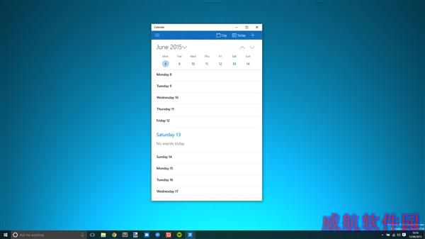 Win10新版邮件和日历应用图赏：漂亮使用