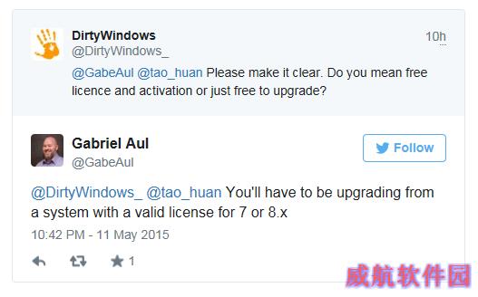 确认！盗版用户无法升级Windows 10