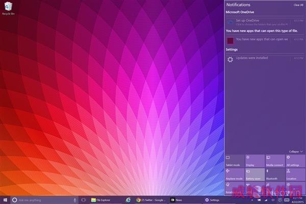 靓！Windows 10 Build 10061海量图赏