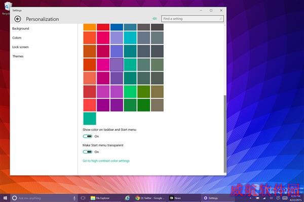 靓！Windows 10 Build 10061海量图赏