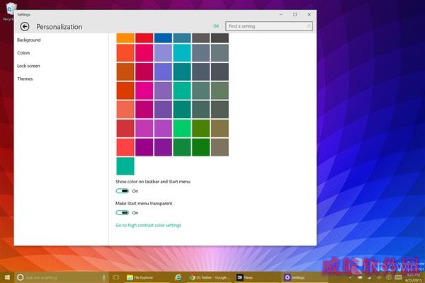 靓！Windows 10 Build 10061海量图赏