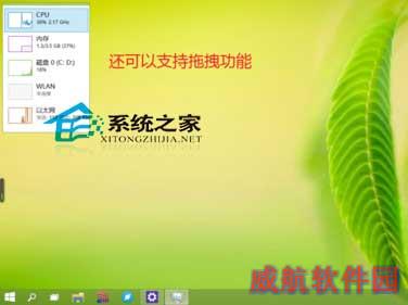  Win10任务管理器性能小窗口模式的使用方法
