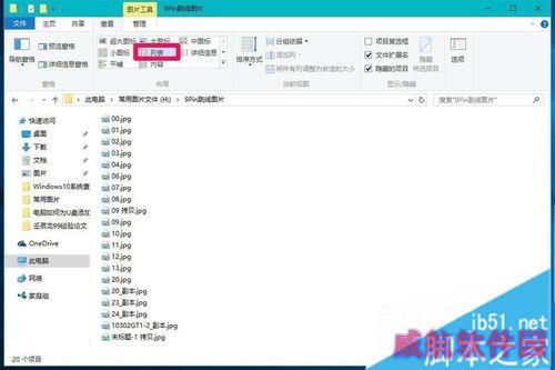 Windows10系统查看图片显示形式的步骤3