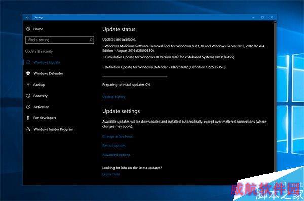 Win10一周年更新正式版首个累积更新补丁14393.51开始推送