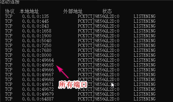 所有端口