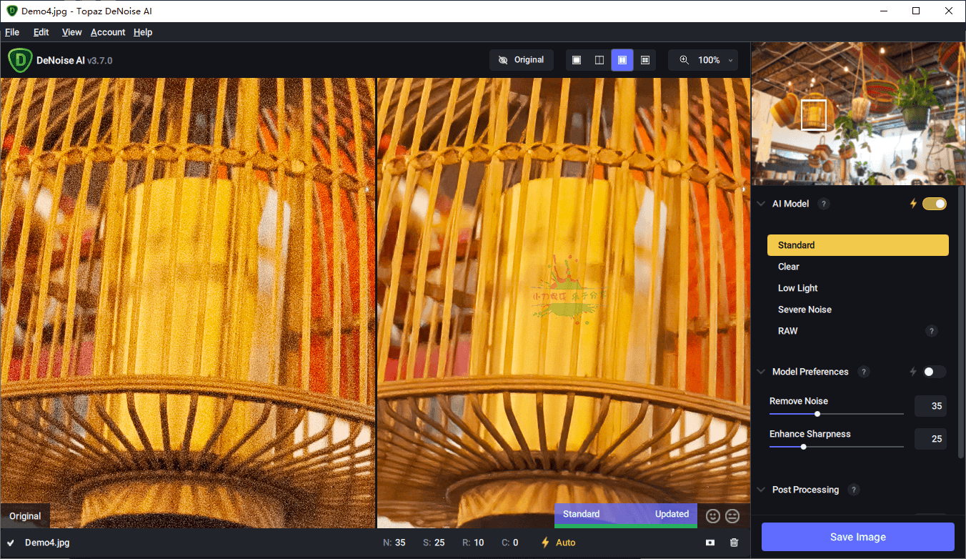 人工智能图像降噪软件Topaz DeNoise AI v3.7.0优化版