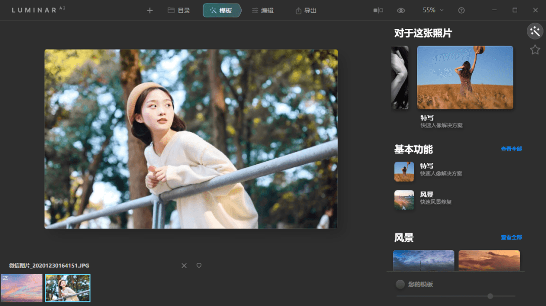 AI图像处理软件Skylum Luminar AI v1.3.0